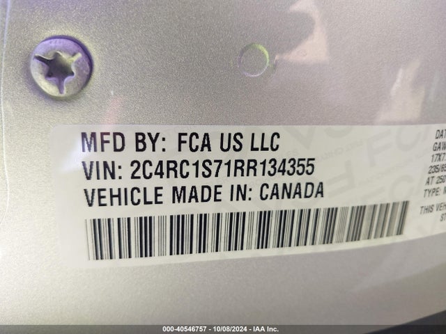 Chrysler Pacifica Hybrid Select 2024 2C4RC1S71RR134355 Image 9