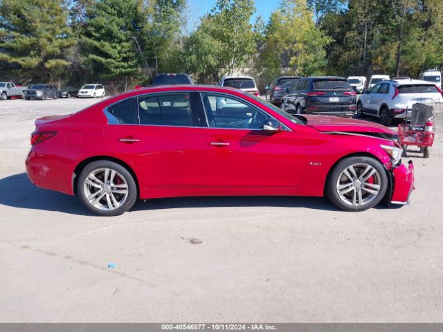 JN1FV7AR3KM830018 Infiniti Q50 3.0t Red Sport 400