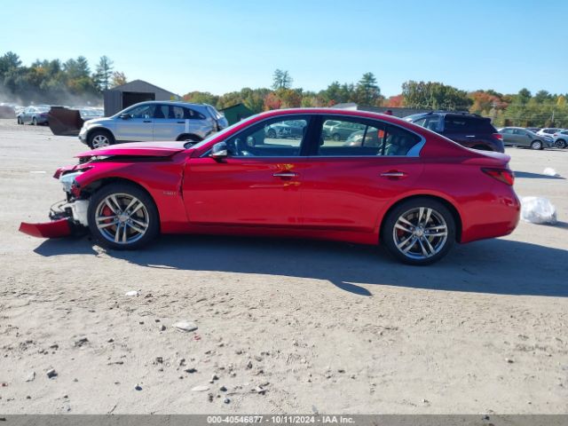 JN1FV7AR3KM830018 Infiniti Q50 3.0t Red Sport 400