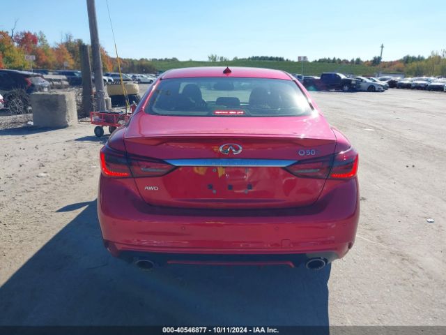 JN1FV7AR3KM830018 Infiniti Q50 3.0t Red Sport 400