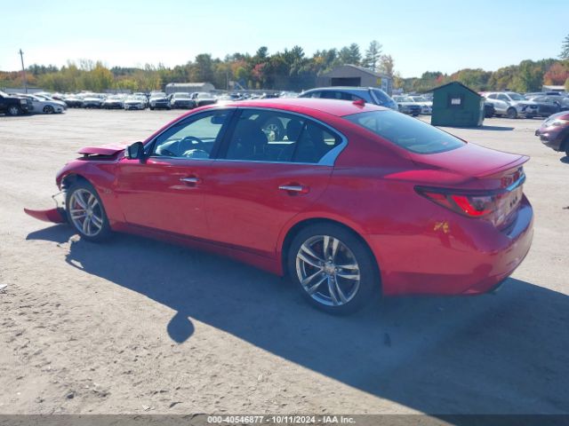JN1FV7AR3KM830018 Infiniti Q50 3.0t Red Sport 400