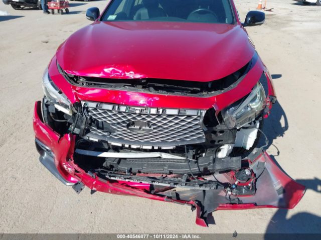 JN1FV7AR3KM830018 Infiniti Q50 3.0t Red Sport 400