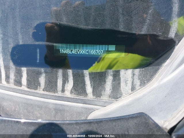 Nissan Altima 2.5 Sl 2019 1N4BL4EVXKC166707 Image 9