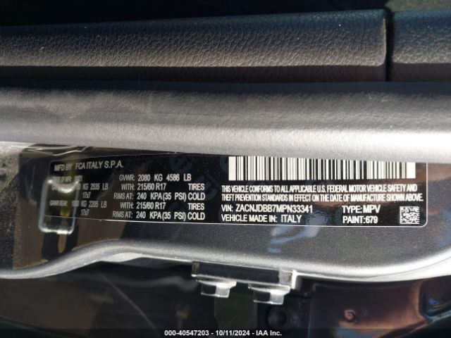 ZACNJDBB7MPN33341 Jeep Renegade Latitude 4x4