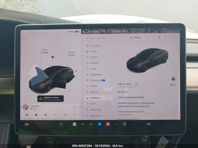 5YJ3E1EA8JF123909 Tesla Model 3 Long Range/mid Range