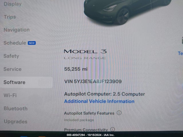 2018 TESLA MODEL 3 5YJ3E1EA8JF123909 Photo 6