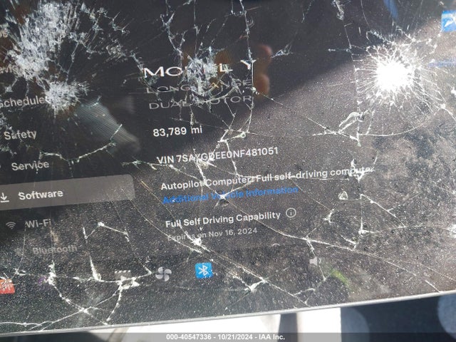 2022 TESLA MODEL Y 7SAYGDEE0NF481051 Photo 6