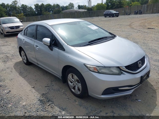 Honda Civic Lx 2014 2HGFB2F5XEH551186 Image 1