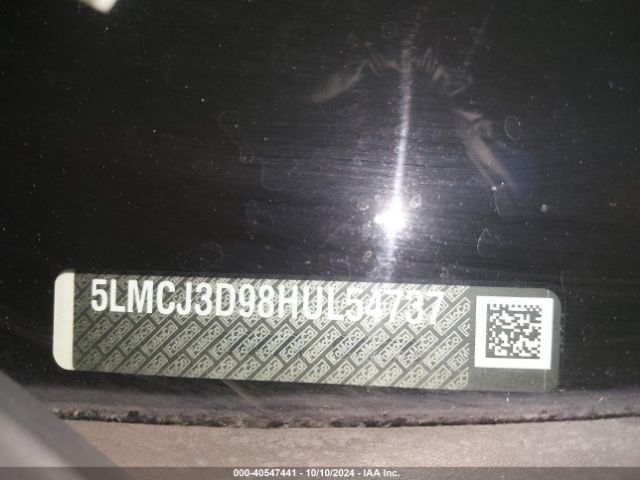 5LMCJ3D98HUL54737 Lincoln Mkc Reserve