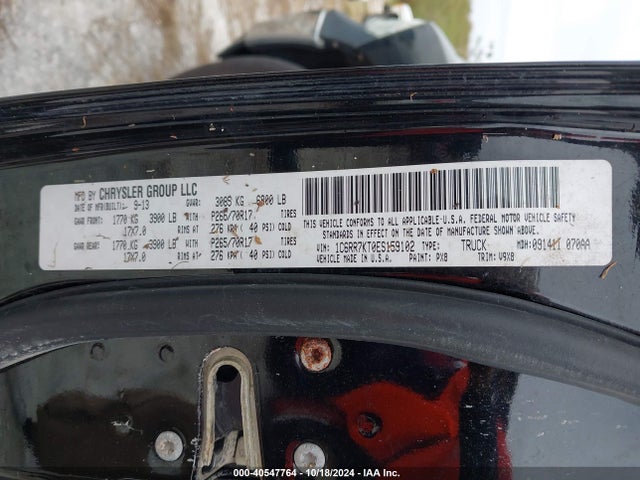 1C6RR7KT0ES159102 RAM 1500 Tradesman
