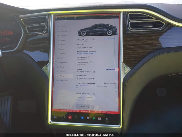 2016 TESLA MODEL S 5YJSA1E10GF152692 Photo 6
