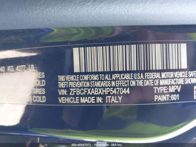 2017 FIAT 500X ZFBCFXABXHP547044 Photo 8