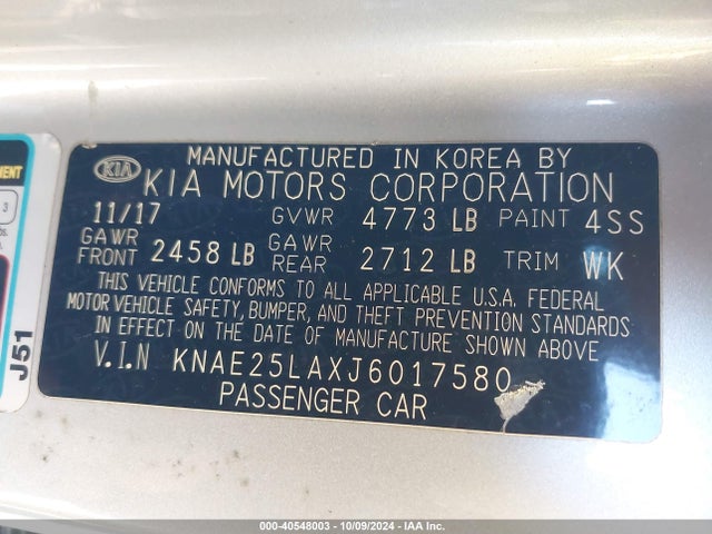 KIA Stinger Premium 2018 KNAE25LAXJ6017580 Image 9