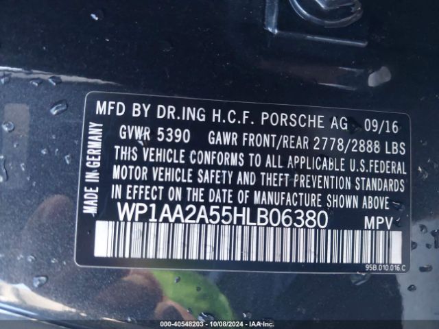 WP1AA2A55HLB06380 Porsche Macan