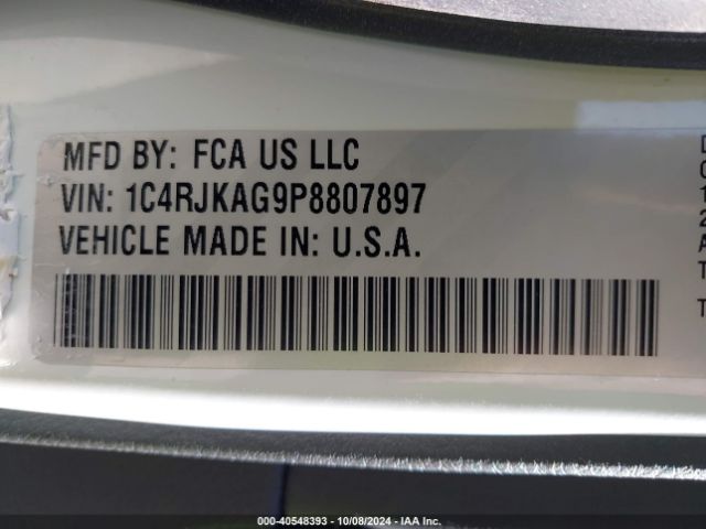 1C4RJKAG9P8807897 Jeep Grand Cherokee L Laredo 4x4