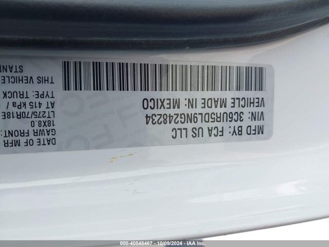 3C6UR5DL9NG248234 RAM 2500 Big Horn  4x4 6'4 Box