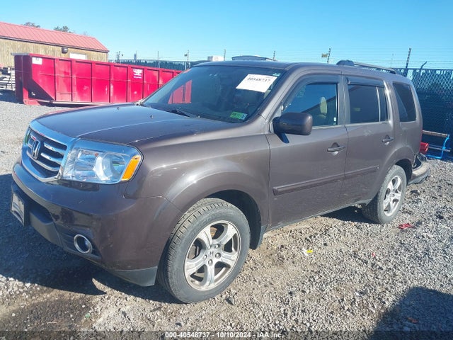 Honda Pilot Ex-l 2014 5FNYF4H52EB037665 Image 2