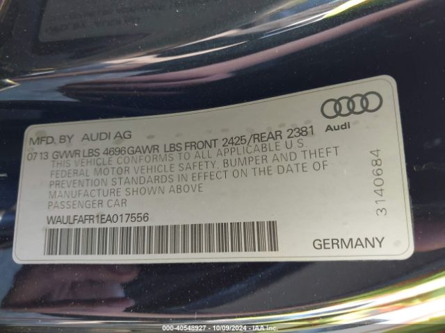 WAULFAFR1EA017556 Audi A5 2.0t Premium