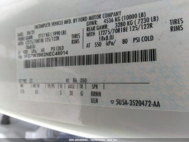1FD7W3B62NEC48014 Ford F-350 Xl