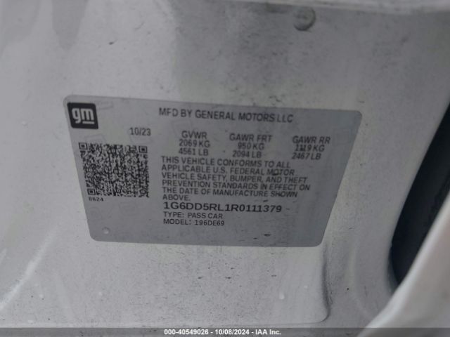 1G6DD5RL1R0111379 Cadillac Ct4-v V-series
