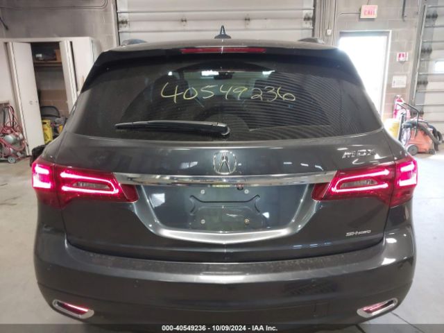 5FRYD4H90GB043457 Acura Mdx Advance   Entertainment Packages/advance Package