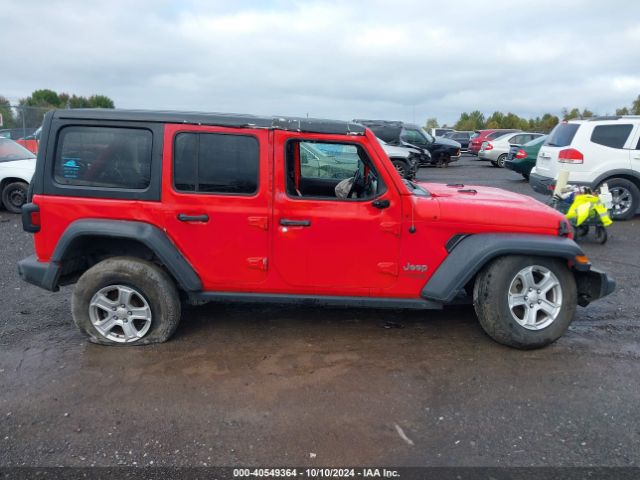 1C4HJXDG1JW122235 Jeep Wrangler Unlimited Sport S 4x4