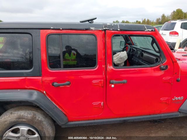 1C4HJXDG1JW122235 Jeep Wrangler Unlimited Sport S 4x4