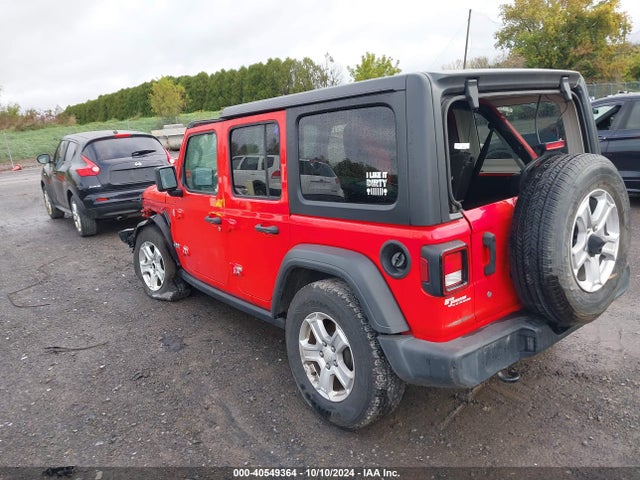 1C4HJXDG1JW122235 Jeep Wrangler Unlimited Sport S 4x4