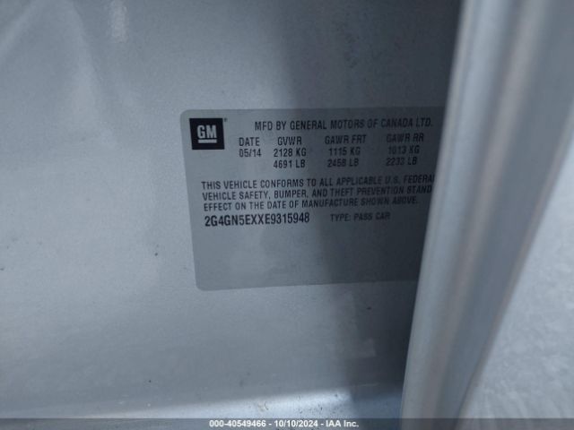 2G4GN5EXXE9315948 Buick Regal Turbo/e-assist Premium I