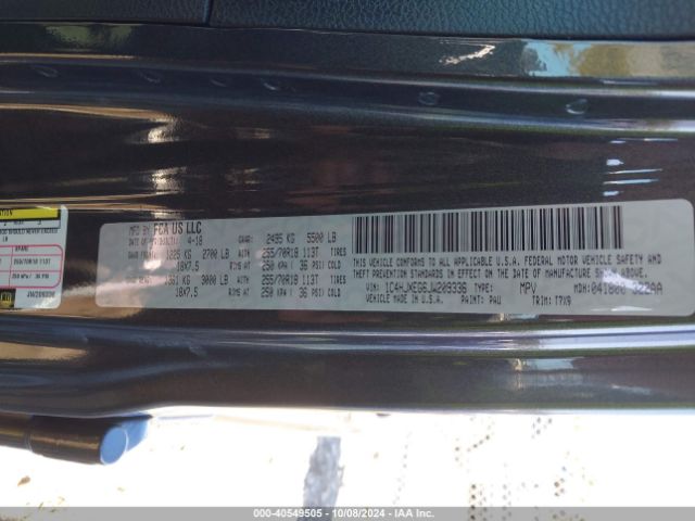 1C4HJXEG6JW209336 Jeep Wrangler Unlimited Sahara 4x4