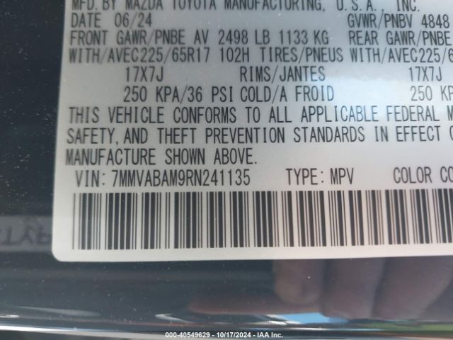 7MMVABAM9RN241135 Mazda Cx-50 2.5 S Select