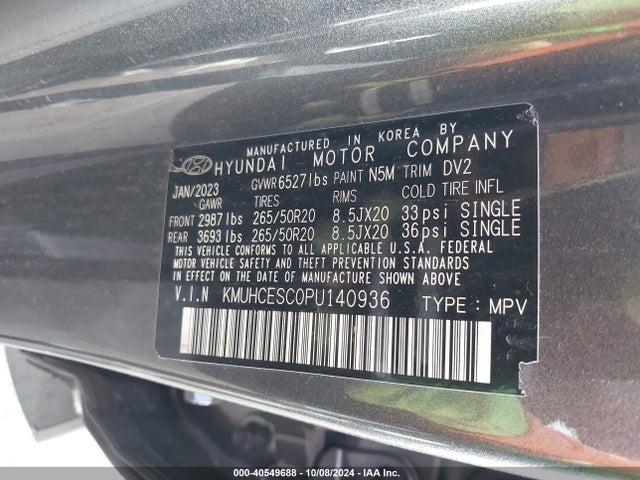 Genesis Gv80 3.5t Awd Advanced 2023 KMUHCESC0PU140936 Image 9