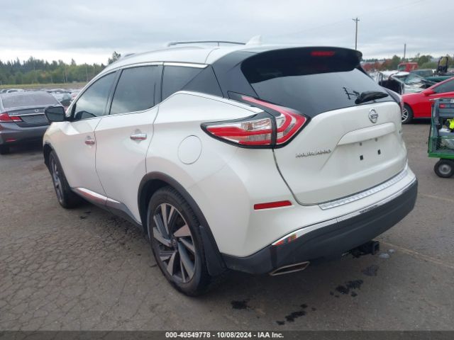 5N1AZ2MH5HN107786 Nissan Murano Platinum