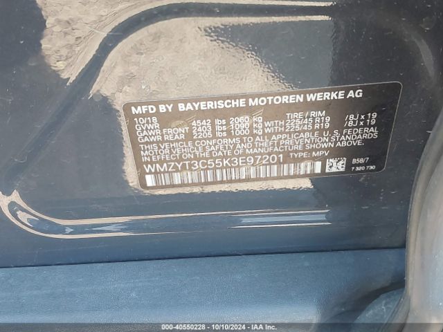 2019 MINI COUNTRYMAN WMZYT3C55K3E97201 Photo 8