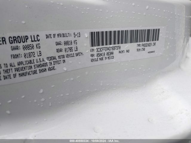 2013 FIAT 500C 3C3CFFER4DT697370 Photo 8
