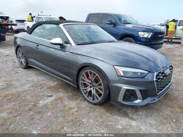 2021 AUDI S5 CABRIOLET WAUY4GF56MN003025