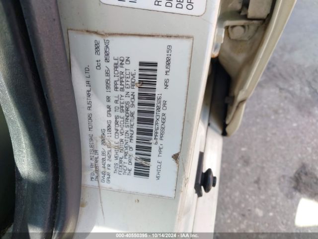 2003 MITSUBISHI DIAMANTE 6MMAP67PX3T003261 Photo 8