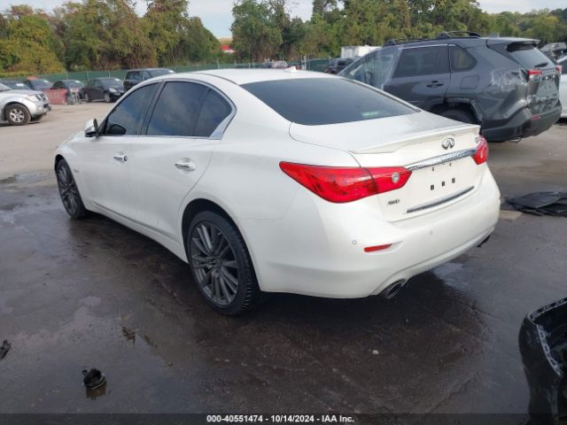 JN1FV7AR0GM451775 Infiniti Q50 3.0t Red Sport 400