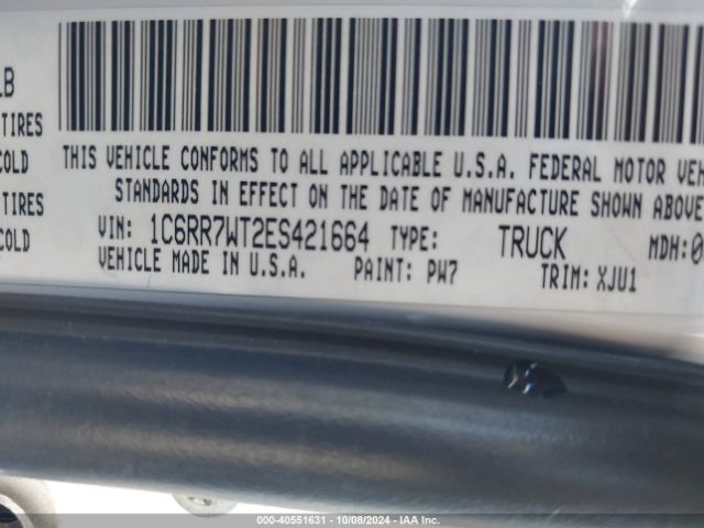1C6RR7WT2ES421664 RAM 1500 Longhorn