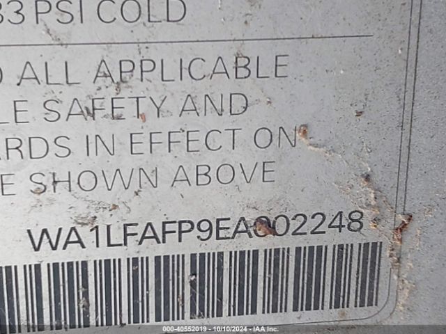 WA1LFAFP9EA002248 Audi Q5 2.0t Premium