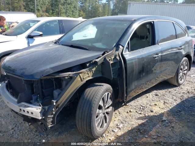 5FRYD3H41FB012439 Acura Mdx Technology Package