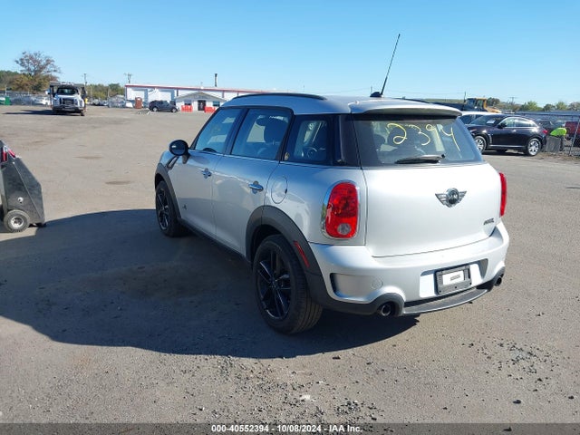 2012 MINI COOPER S COUNTRYMAN WMWZC5C57CWL62649 Photo 2