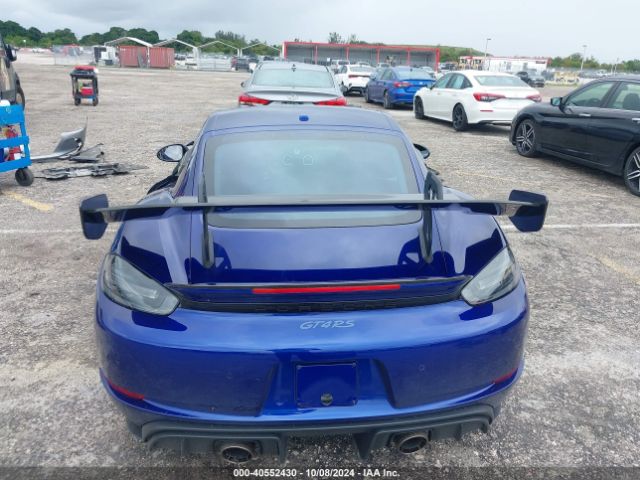 WP0AE2A86RK274617 Porsche 718 Cayman Gt4 Rs
