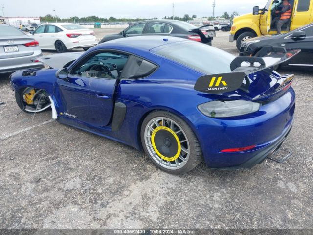 WP0AE2A86RK274617 Porsche 718 Cayman Gt4 Rs
