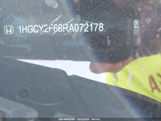 1HGCY2F66RA072178 Honda Accord Hybrid Ex-l