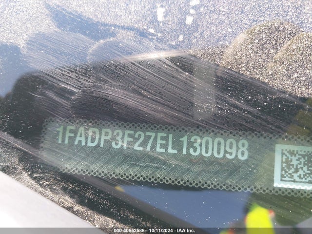 Ford FOCUS SE 2014 1FADP3F27EL130098 Image 9