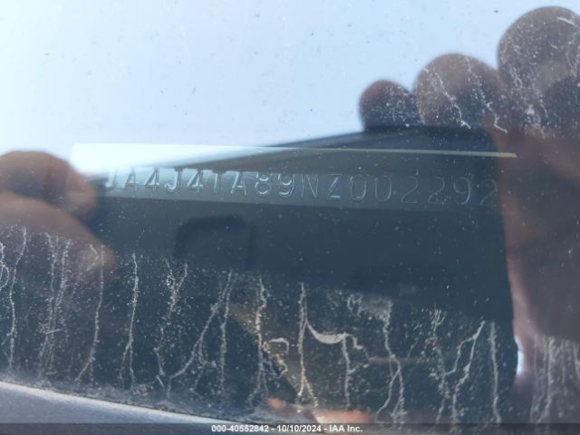 JA4J4TA89NZ002292 Mitsubishi Outlander Es 2.5