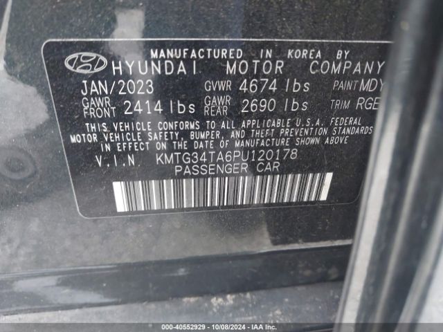 KMTG34TA6PU120178 Genesis G70 2.0t Rwd