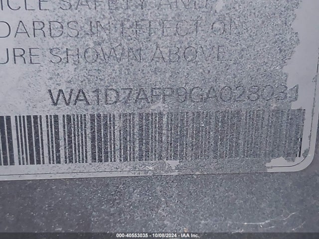 WA1D7AFP9GA028031 Audi Q5 3.0t Premium Plus
