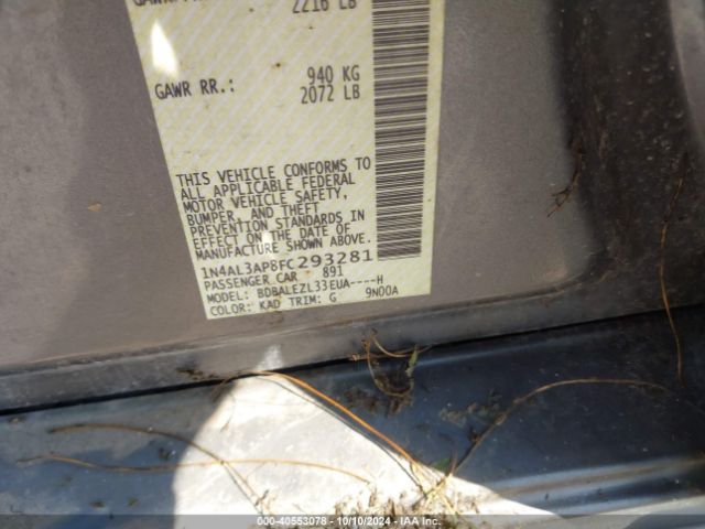 1N4AL3AP8FC293281 Nissan Altima 2.5 S